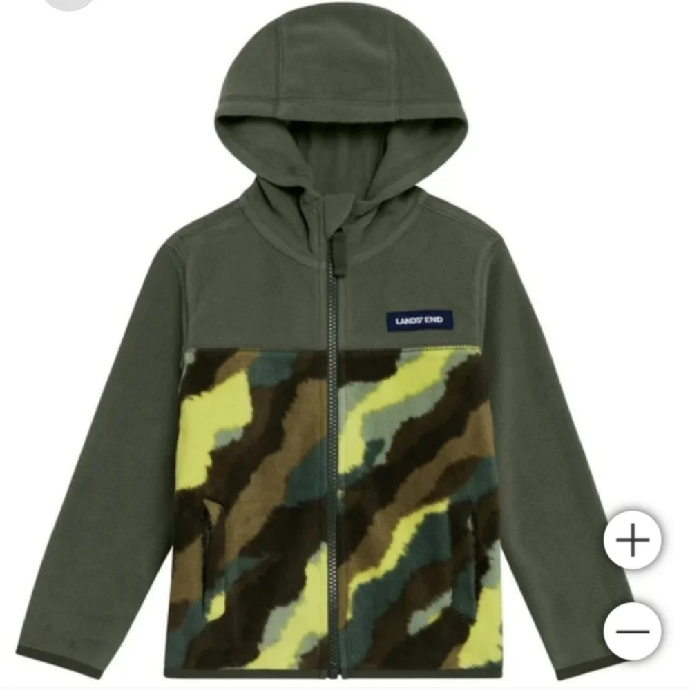 Lands' End Kids' Full Zip Jacket, nwt